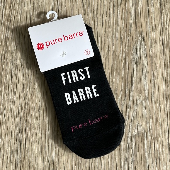 First Barre Then Beach Pure Barre grip socks - Picture 1 of 2